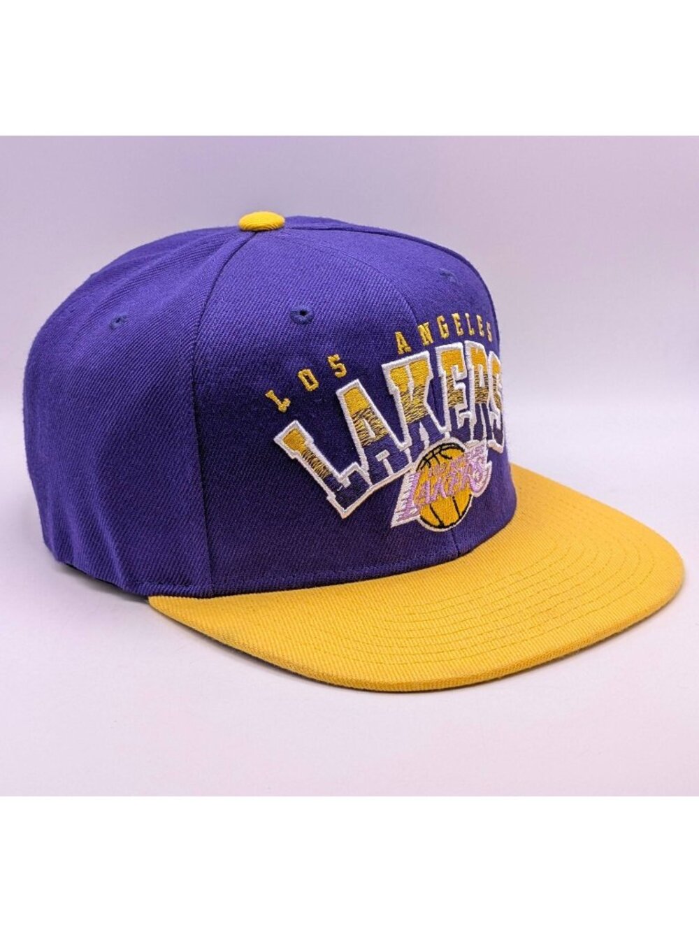 Los Angeles Lakers Mitchell & Ness Snapback Cap Hat L.A. NBA Basketball Retro